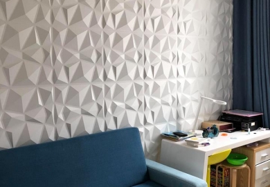 Thi công tấm ốp tường 3d quận 4