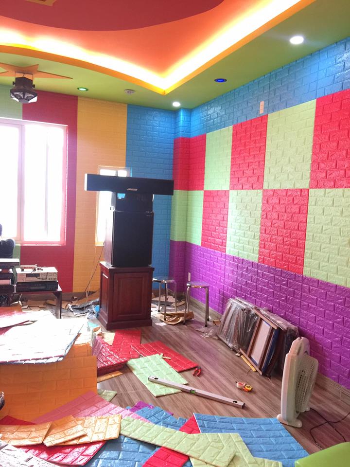 Thi Công xốp dán tường quận 8 ( Đơn Vị Uy Tín)