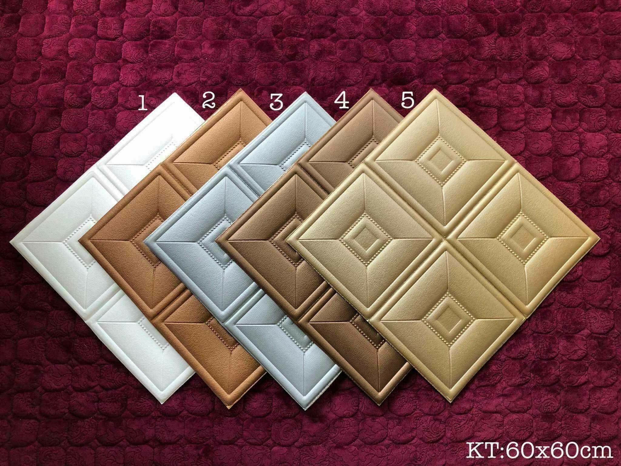 Xốp dán tường giả da giá rẻ