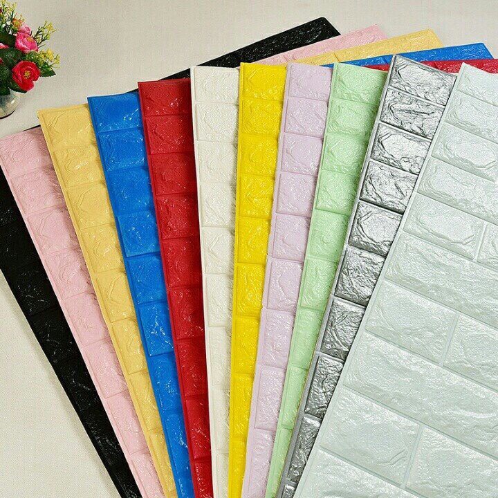 Xốp dán tường giả gạch 3-4mm