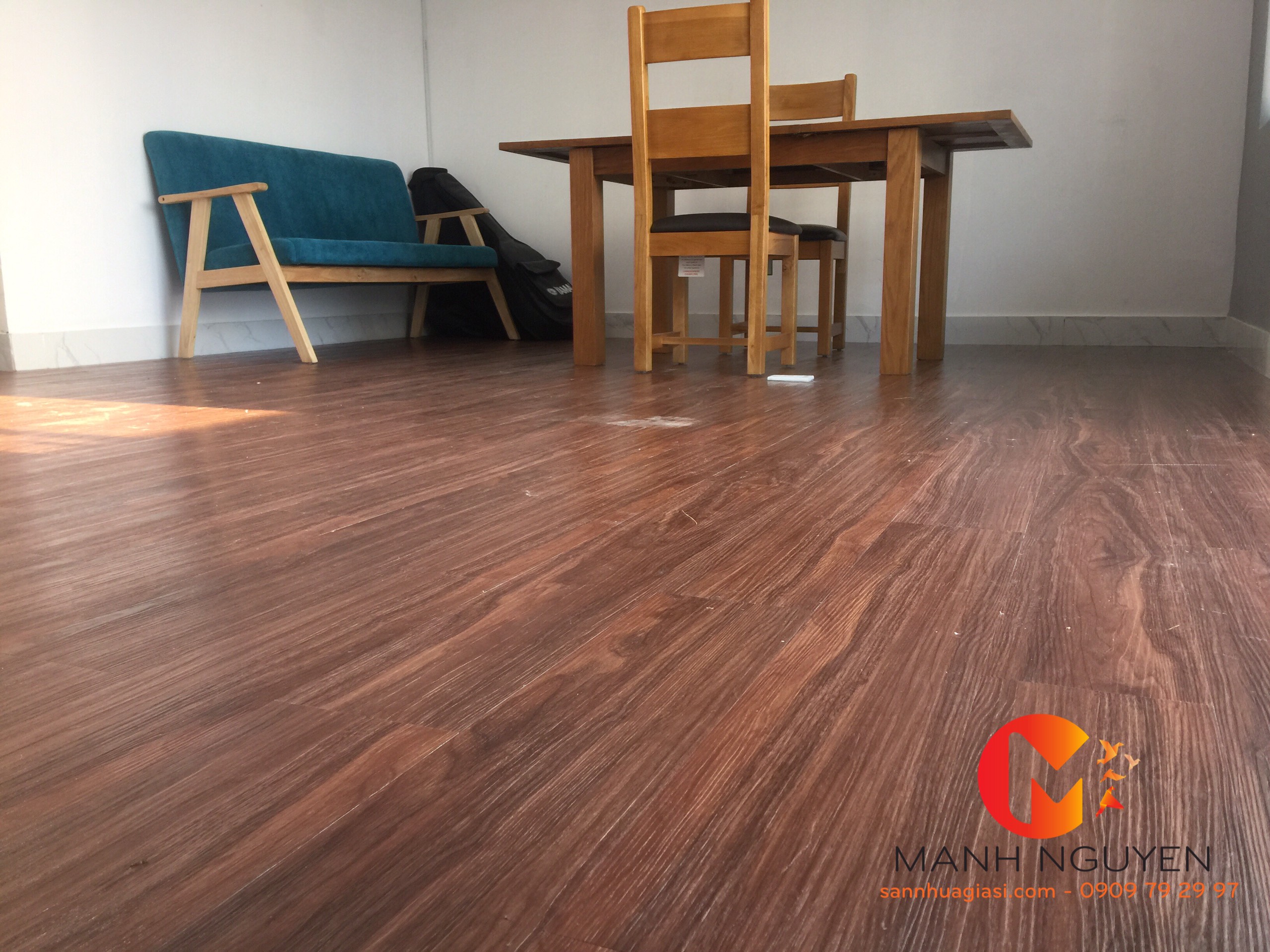 Sàn nhựa giả gỗ tại gò vấp - thi công sàn nhựa giá rẻ ở gò vấp