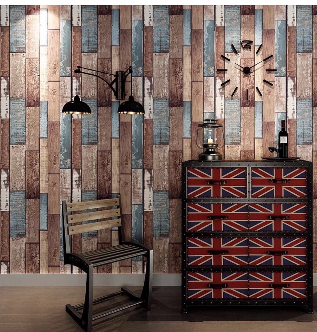 XỐP DÁN TƯỜNG GIẢ GỖ